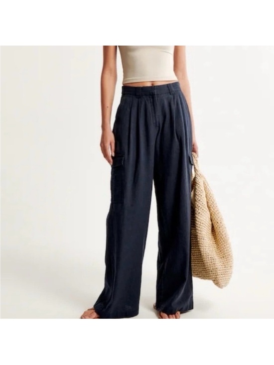 Abercrombie & Fitch Pants - A&F Linen Cargo Pants